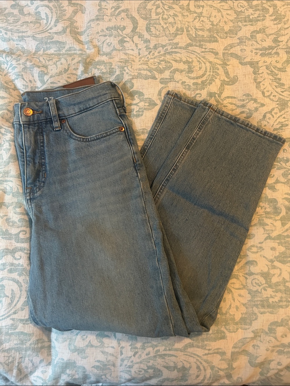 J. Crew Classic Straight Denim Light Wash